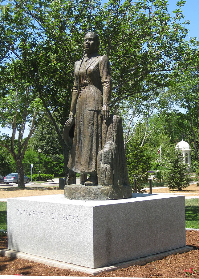 statue of Katherine Lee Bates