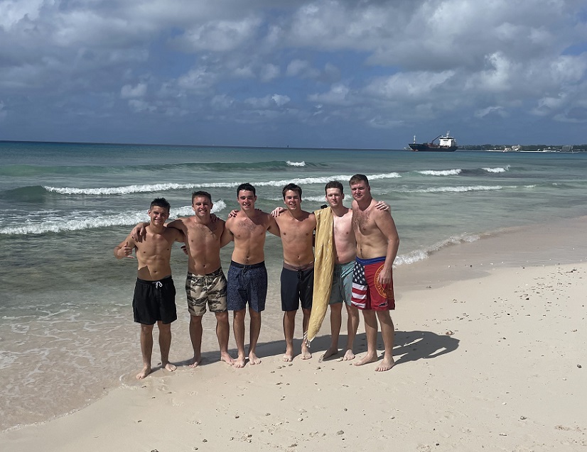 cadets on beach