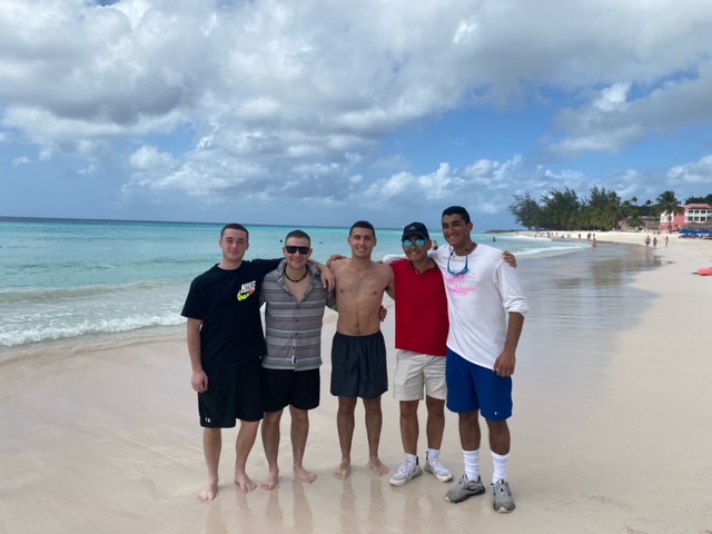 cadets on beach