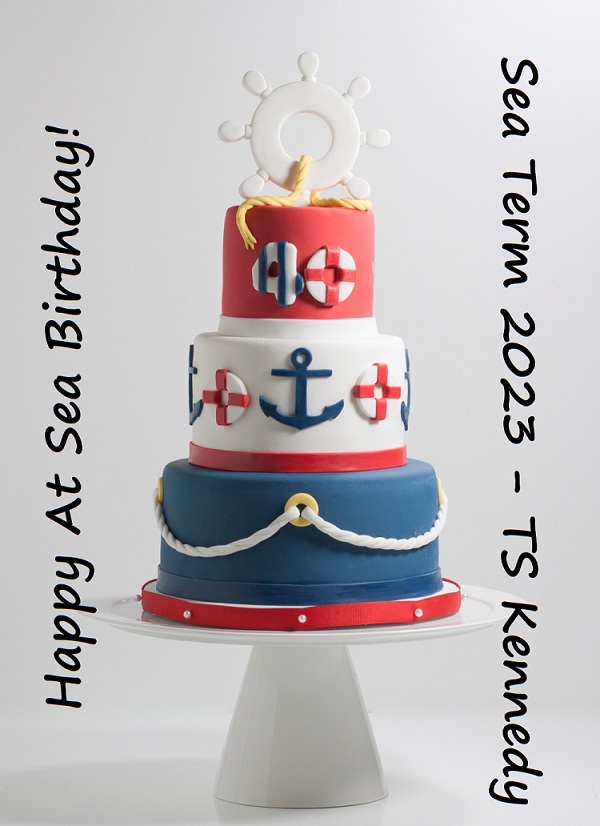 nautical birthday cake