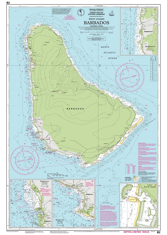 nautical chart Barbados
