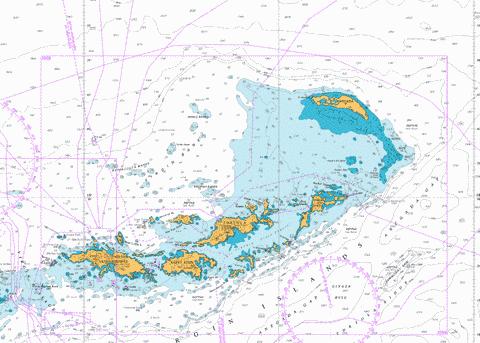 nautical chart including st thomas