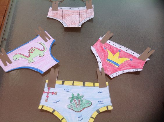 underpants student work