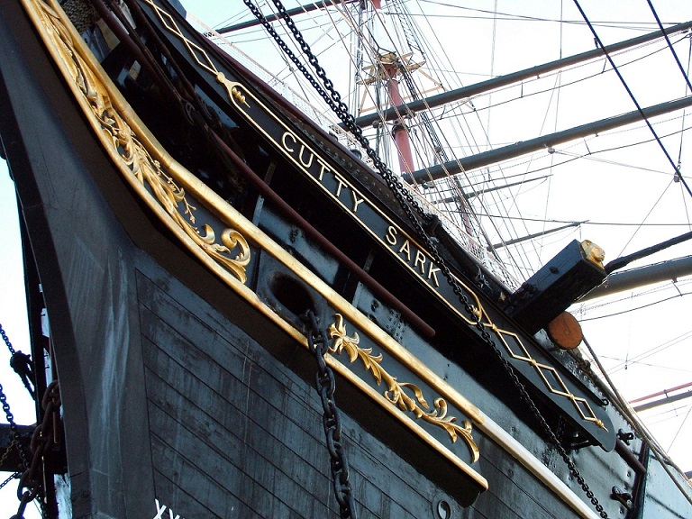 sign on sailing ship