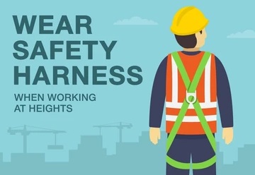 safety harness poster