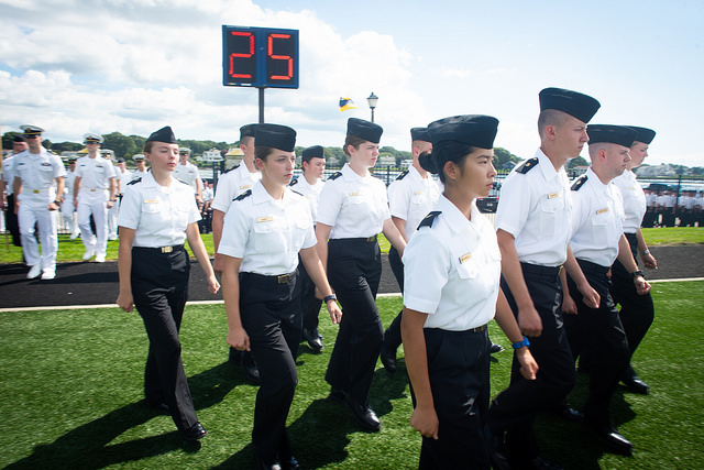 cadets marching