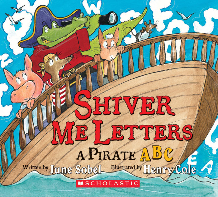 book cover shiver me letters