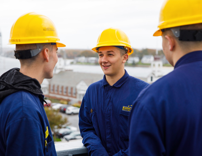 cadets on the ship