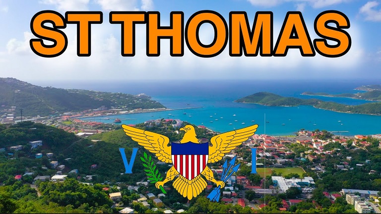 st thomas post card