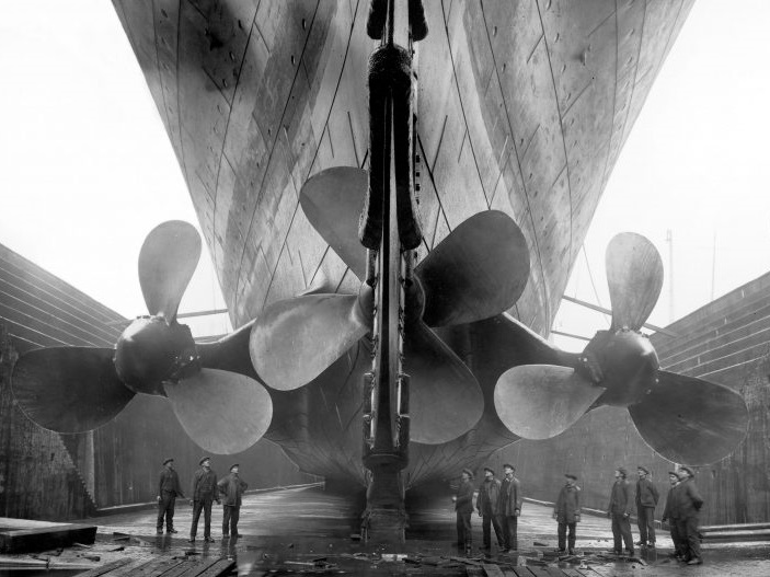 Titanic's 3 propellers