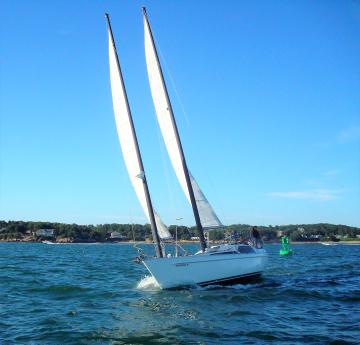 under sail