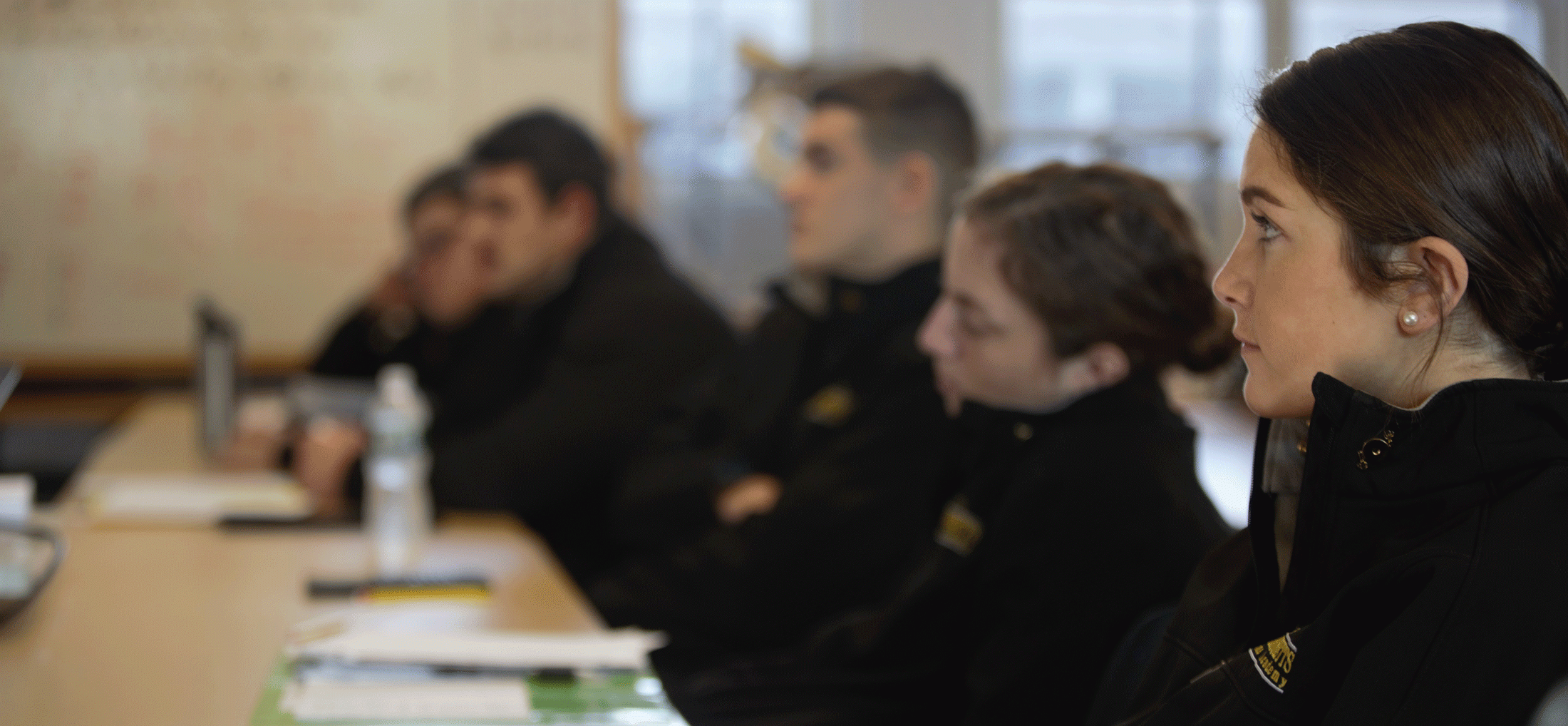 students in class
