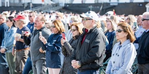 group of spectators